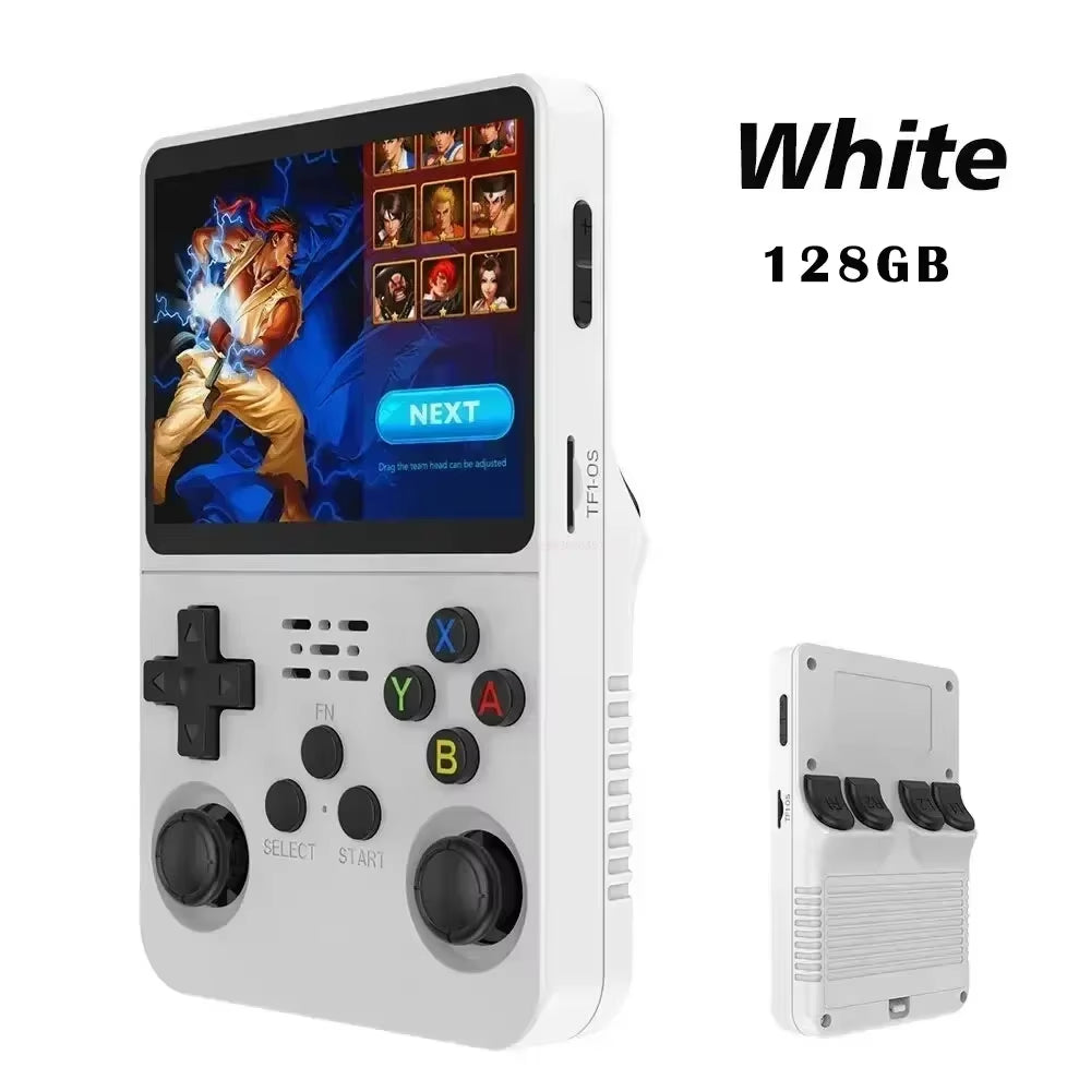 R36S Handheld Video Game Console Retro Open Source Linux System 3.5 Inch IPS Screen R35S Portable Pocket Video Player 128GB Game